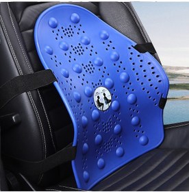 Resim Jzcat Aircraft Ergonomik Oturma Duruşu Düzeltici Sedanter Araba Bel Yastığı Mavi 