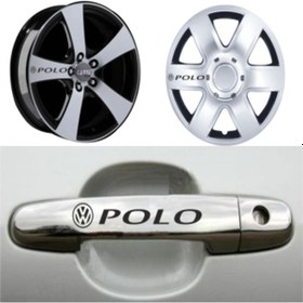 Resim Volkswagen Polo Kapı Kolu Jant Sticker Yapıştırma 8 Ad 