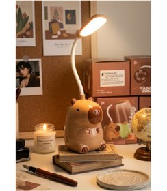 Resim Flower Toys Kapibara Capybara Masa Lambası 