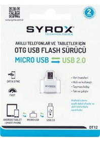 Resim Syrox Usb Den Micro Dönüştürücü / Otg Syx-Dt12 