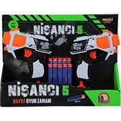 Resim Nişancı 5 Dart Fırlatıcı 2'li Tabanca 