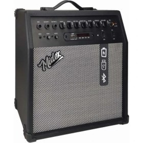 Resim Delixa MGA-50USB-BT Elektro Gitar Amfisi 50 Watt USB Bluetooth Şarjlı 4 Girişli 