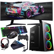 Resim I5 10400F 16GB 240SSD 1TB HDD 8GB RTX3050 Çift 24" Monitörlü (Gaming SET) Rogame