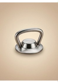 Resim Metal Tencere Tava Kapak Kulbu - Isıya Dayanıklı Paslanmaz Vidalı Yedek Tepe Çelik 