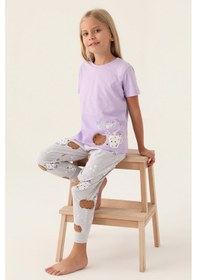 Resim Arnetta Brunch Lila Kız Çocuk Pijama Takımı 5274-42747 Lila 