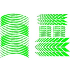 Resim Florasan Yeşil Honda Uyumlu Racing Şerit 
