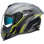 Resim Sx.100r Grıdlıne Mat Gri-neon Sarı Kask 