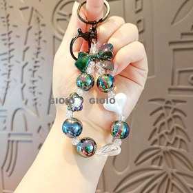 Resim Silver1 Gıoıo Yeni Loopy Çizgi Film Anahtarlık Sevimli Kunduz Arı Bebek Kadın Çanta Kolye Araba Anahtarlık Aksesuarları (Yurt Dışından) 