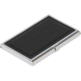 Resim Siyah Deri Unisex Kredi Kartlık - S1KK00000195-B06 