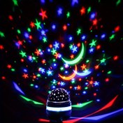 Resim 1 Adet Yıldızlı Gece LED Projektör Işığı - USB ile Çalışan, Otomatik Renk Değiştiren Yıldız Projeksiyonu için Yatak Odası Dekoru, Noel, Doğum Günü Partileri ve Daha Fazlası, Dizüstü Bilgisayarla Uyumlu USB Lamba, Elektronik Lamba, Bilgisayar Aksesuarları, En İyi Noel İçin 