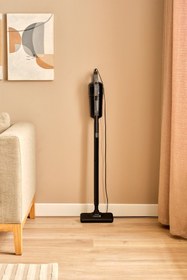 Resim HOMEND Dustrider 1265H 2 in 1 Kablolu Toz Torbasız Dikey Süpürge Siyah 