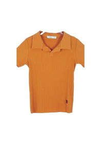 Resim Nk Kids Çocuk Polo Yaka Fitilli T-shirt-14004-tarçın Tarçın 