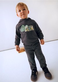 Resim Mayoral Erkek Bebek Regular Fit Pantolon Gri Gri 