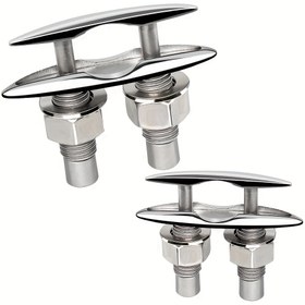 Resim 1 Adet Tekne Çekme Üstü Güverte Çıpa 12.7 Cm 15.24 Cm, 316 Paslanmaz Çelik Ağır Hizmet Deniz Çıpası, Gizli Flush Montaj Deniz Çıpası, Kano Için 