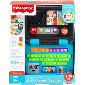 Resim Fisher Price HHH08 Eğitici İlk Bilgisayarım Bebek Laptop Türkçe 