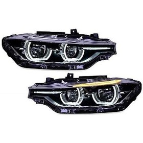 Resim Bmw F30 Xenon İçIn Full Led Far Seti 2015 Sonrası Uyumlu 