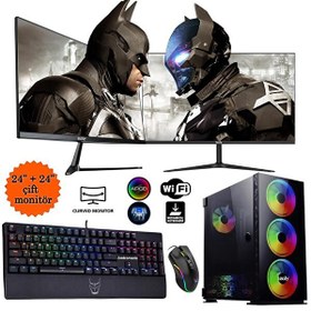 Resim Magnus X Intel Core i5 12400F 2x24" 32 GB RAM 512 GB M.2 NVMe SSD 8 GB RTX2060S FreeDOS Oyun Bilgisayarı 