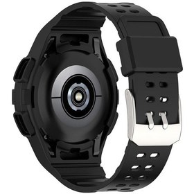 Resim Samsung Galaxy Watch4 Classic 46mm Saat Kayışı Entegre Saat Kılıfı İle Ayarlanabilir Kayış 