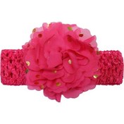 Resim Fuşya Projektör Yenidoğan Yürümeye Başlayan Çocuk Bebek Kız Çiçek Kafa Bantları Kafa Bandı Fotoğraf Sahne Fuşya 