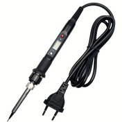 Resim Balen Yar 80W 220V Dijital Ekran Sıcaklık Kontrolü Lehimleme Demiri Avrupa Standart Fişi ile, Seramik Isıtma Elemanı, Verimli Lehimleme için Tabanca Stili, Lehimleme Demiri de Dahil 
