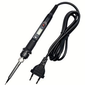 Resim Balen Yar 80W 220V Dijital Ekran Sıcaklık Kontrolü Lehimleme Demiri Avrupa Standart Fişi ile, Seramik Isıtma Elemanı, Verimli Lehimleme için Tabanca Stili, Lehimleme Demiri de Dahil 
