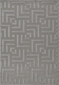 Resim Dinarsu Salon Halısı Modern 200x290 Grace 54100 295 Gri 
