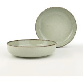 Resim Aesco Porselen 2 Li 20 cm Kase Yeşil 