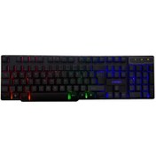 Resim Everest KB-188 Borealis Siyah USB Gökkuşağı Aydınlatmalı Q Gaming Oyuncu Klavyesi Everest