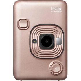 Resim Fujifilm Instax Mini LiPlay Hybrid Blush Gold Fotoğraf Makinesi Ses Kaydı Özelliğiyle 