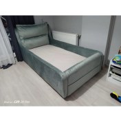 Resim Puf Bebe Montessori 90X190 Mdf Çocuk Yatağı (Yatak Dahildir) 