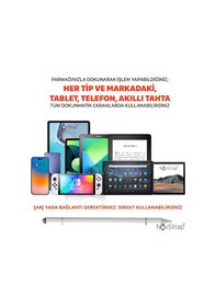 Resim Novstrap Xiaomi Pad 6 Redmi Pad 5 6 Se Mi Pad 5 İle Uyumlu 3in1 Stylus Dokunmatik Tablet Kalemi 