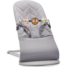 Resim Babybjörn Bliss Ana Kucağı Petal Cotton Oyuncaklı / Grey 