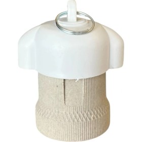 Resim Porselen Bahçe Duyu E27 Su Geçirmez Dış Mekan Vidalı Yağmur Duyu (250V-4A) 10 Adet 