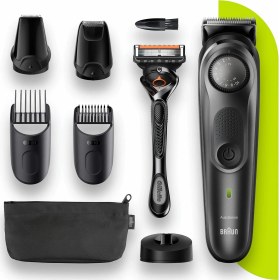 Resim Braun Bt 7340 Ayarlanabilir Taraklı Saç Sakal Şekillendirici 
