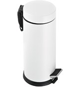 Resim Dibanyo Pedallı Çöp Kovası 5 Litre Beyaz Beyaz 