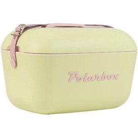Resim Polarbox Lime Rose Deri Kayışlı Soğuk Ve Sıcak Tutucu Termal Çanta 20 L 