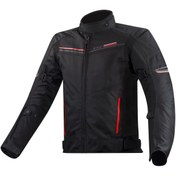 Resim LS2 SHADOW MONT SİYAH-KIRMIZI 