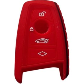 Resim Bmw Uyumlu F30 1 Parça Silikon Kumanda Kabı Kırmızı 