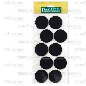 Resim Pacific Siyah Yapışkanlı Keçe Ø 45mm 