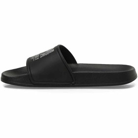 Resim U.S. Polo Assn. Erkek Siyah Terlik - Havuz ve Plaj Terliği - Konforlu Kaymaz Taban 