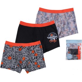 Resim Erkek Çocuk Basketball Desenli 3’lü Boxer Set 
