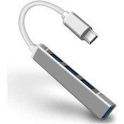 Resim 4 Port Usb 3.1 Hub Çevirici Çoğaltıcı Type C Çoklayıcı 
