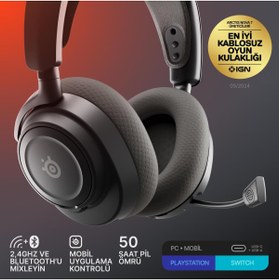 Resim Steelseries Arctis Nova 7 Gen 2 Wireless Oyun Kulaklığı 