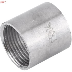 Resim Tenfowee 304 Paslanmaz Çelik Bsp İç Dişli Düz Bağlantı Elemanı 1" Dn25 - Akışkan Boruları Birleştirir, Dayanıklı Ve Korozyona Dayanıklı 