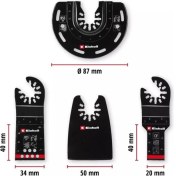 Resim Einhell Raspalama Uç Seti 4 Parça 