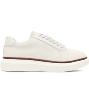 Resim Derimod Erkek Beyaz Bağcıklı Kalın Tabanlı Sneaker 25WFD6947PV 