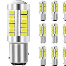 Resim Xiyyadms 10'lu Paket Bay15d Arayüzlü P21/5w 1157 Modeli Araba Led Stop Feneri Ampülü 
