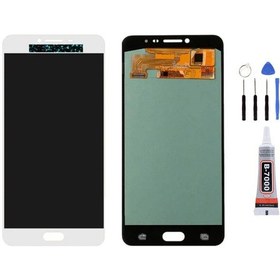 Resim Samsung C7 C700 Beyaz Uyumlu Ekran Lcd Dokunmatik Tamir Seti Ve Yapıştırıcı Yanında Yedcom 