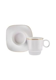 Resim Karaca Torba 6 Kişilik Kahve Fincanı 90 Ml Beyaz 