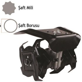 Resim Baco BC-280900 Tırpan Çapa Aparatı 28 mm 9 Yıldız 